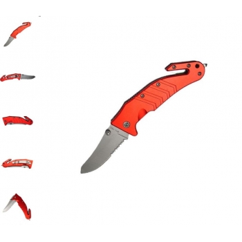 NÓŻ RATOWNICZY AUTO CLIPS MIL-TEC BLACK lub RED